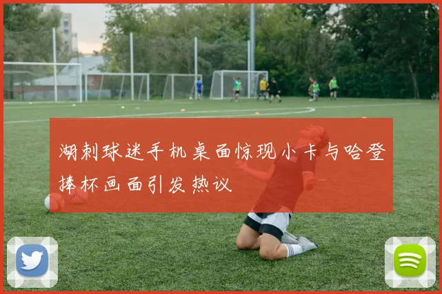 湖刺球迷手机桌面惊现小卡与哈登捧杯画面引发热议