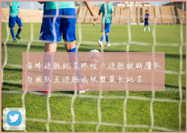 黄蜂连胜纪录终结六连胜被断鹰队与狼队五连胜成联盟最长纪录